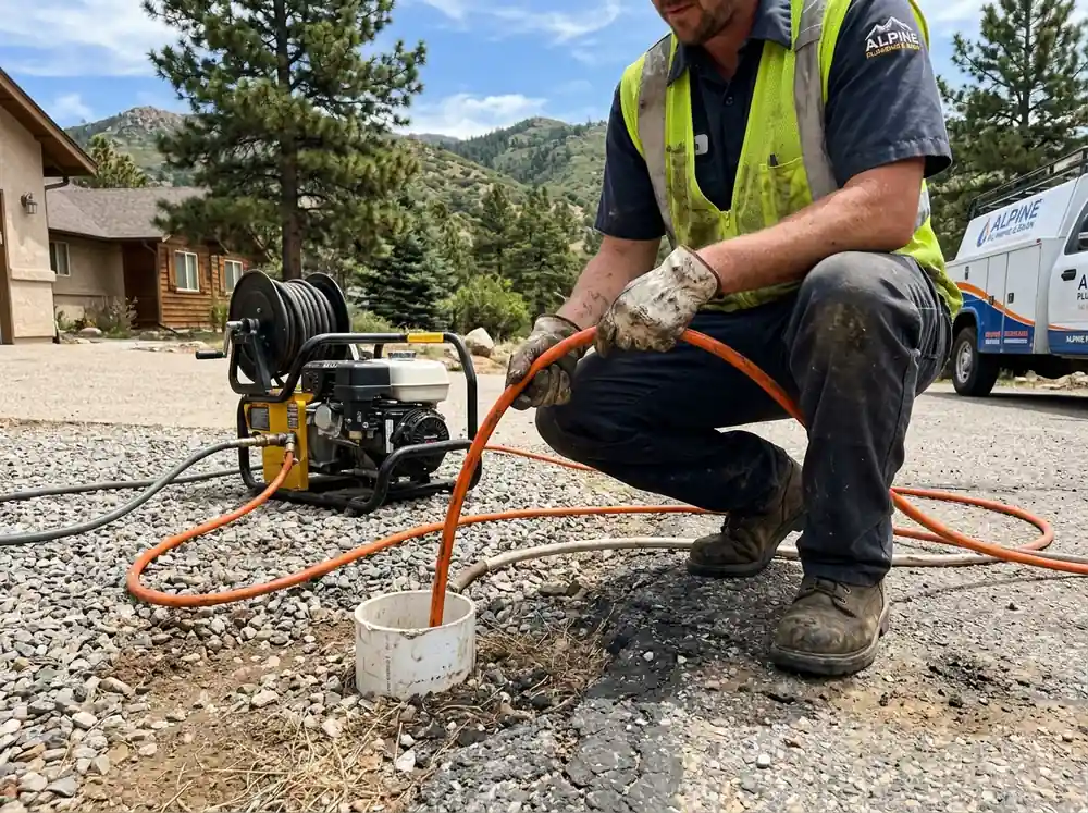 Hydro Jetting Services in Alpine CA - Professional high-pressure sewer pipe scouring