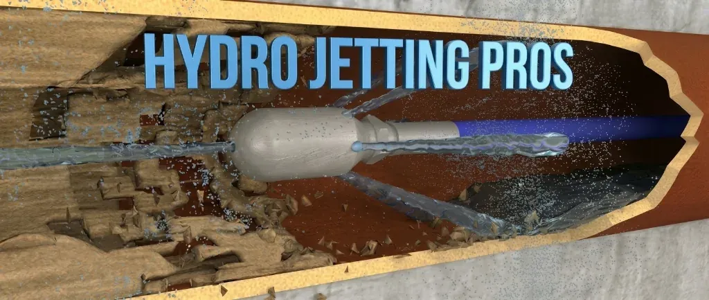 Hydro Jetting Services in Mission Beach CA - Professional sewer drain cleaning technician clearing pipe blockages with high pressure water jetter
