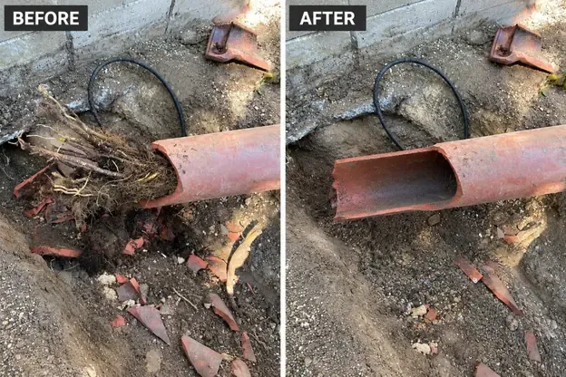 Hydro Jetting Services in North Park CA - Professional sewer drain cleaning technician clearing pipe blockages with high pressure water jetter