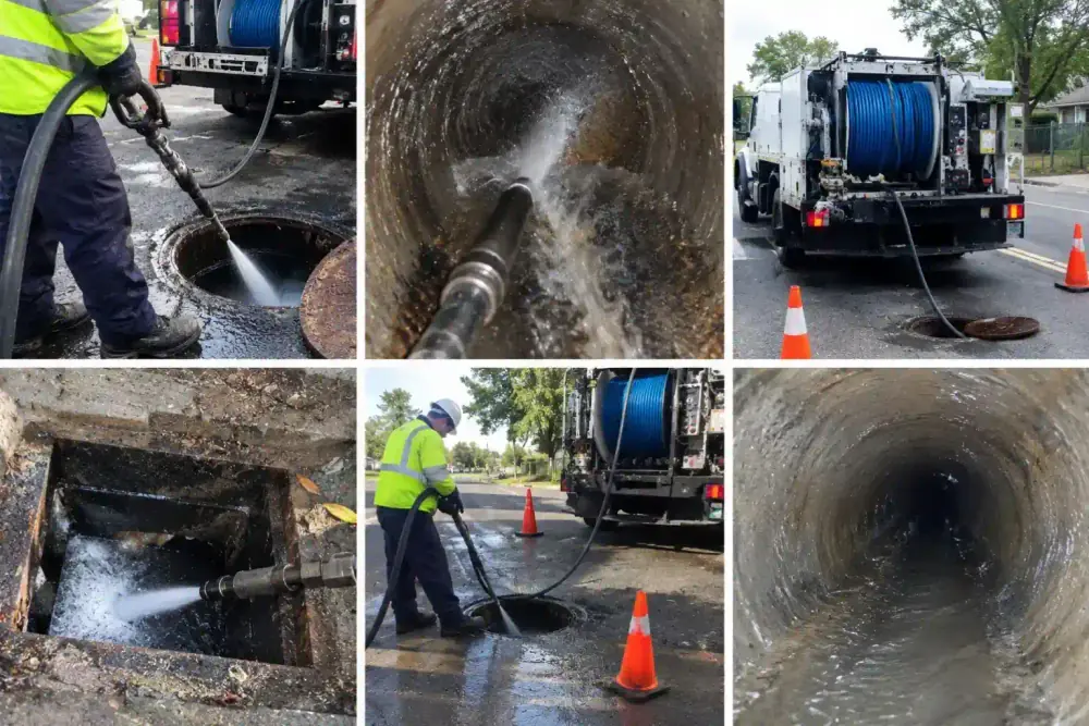 Hydro Jetting Services in Solana Beach CA - Professional high-pressure sewer pipe scouring